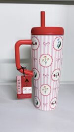 ⁦كوب مصنوع من الستانستيل  بجوده عاليه . خالي من BPA للمشروبات الحاره والبارده 30oz  900 ml⁩ - الصورة ⁦3⁩