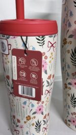 ⁦كوب مصنوع من الستانستيل  بجوده عاليه . خالي من BPA للمشروبات الحاره والبارده 40oz  1180 ml يحتفض بالبروده إلى 12 ساعه⁩ - الصورة ⁦3⁩