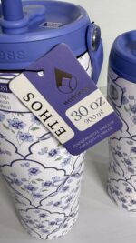⁦كوب مصنوع من الستانستيل  بجوده عاليه . خالي من BPA للمشروبات الحاره والبارده 30oz  900 ml يحتفض بالبروده إلى 12 ساعه⁩ - الصورة ⁦3⁩